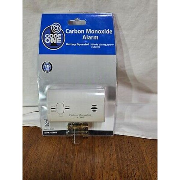 NEW Code one Carbon Monoxide Detector Alarm Battery Operated #KN-COB-LP2