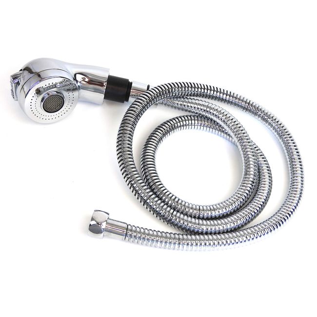 SHAMPOO BOWL FIXTURE CHROME SPRAYER HOSE AND HEAD