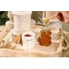 Mud Pie Circa Jam and Honey Jar Set, White, 3" x 3" dia