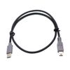 VViViD Sun Type-C to Mini Conversion Cable, Rapid Charge + High Speed Data Transfer, Gold-Plated Connector, OTG Function, (0.25m)