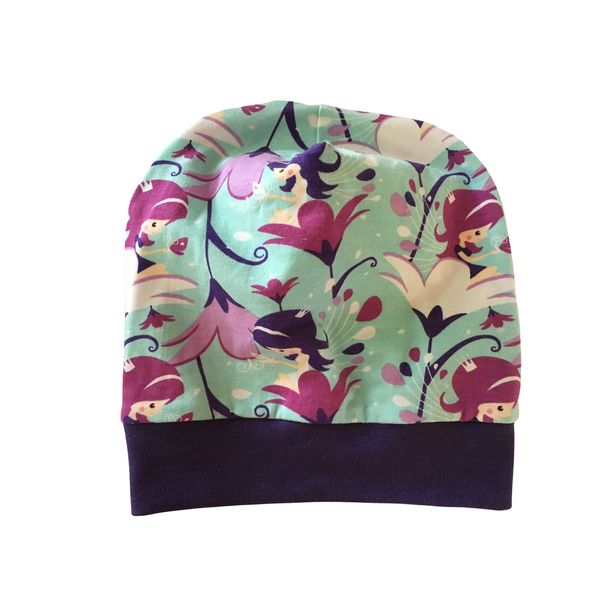 Beanie Hat Elves Fairies Mint Also Lined