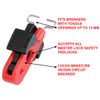 Master Lock Miniature circuit breaker lockout, pin-in toggles
