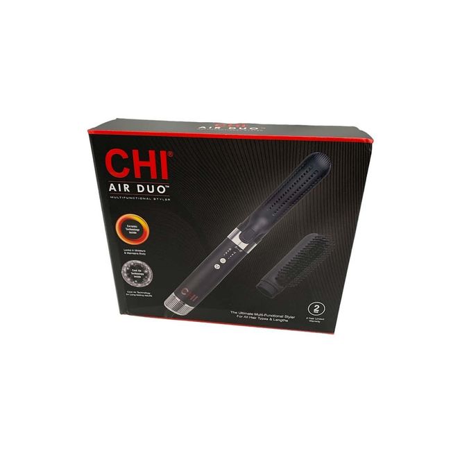 CHI CA1036 Air Duo Styler with 2 Attachments Black