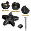 SICAILU Rollator Walker Replacement Knobs, 2 Sets Rollator Handle Adjustment Knobs, Universal Rollator Spare Parts for Walker Drive (M6*45mm)