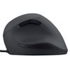 Nakabayashi Z2959 Digio2 Ergonomic Mouse, 5 Buttons, BlueLED, Black