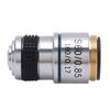 Achromatic Objective Lens Achromatic Microscope Objective Biological Microscope Achromatic Objective Lens 20mm Interface Aluminum Alloy Optical Glass Optical Instruments (S60/0.85)