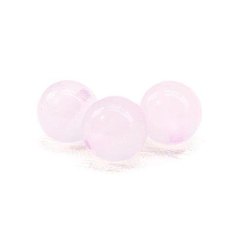 (SAJ) "1 Row" Chalcedony (Pink) 10 mm Power Stone natural stone roses Sold Individually Bracelet