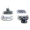 ( 2 ) 2つクロムSmallバタフライラッチ(分割ディッシュ、Padlock )のATA Road Cases