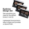 PUPA Milano Eyebrow Design Set, Dark Brown 1.1 g