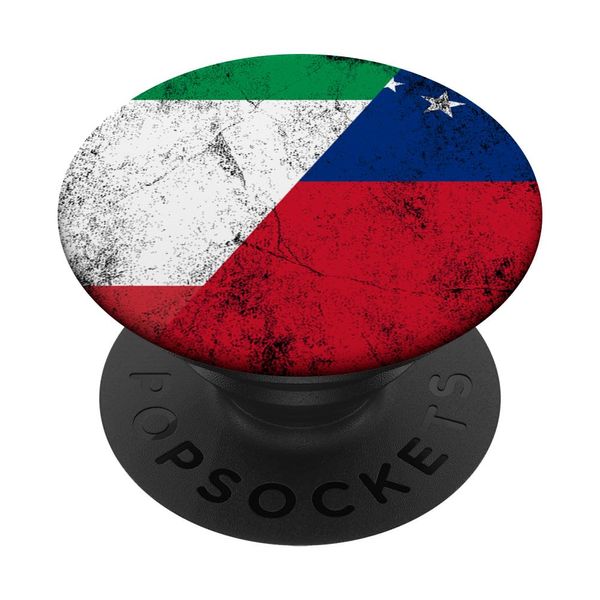 Italy Samoa Flags - Italian Samoan PopSockets Swappable PopGrip