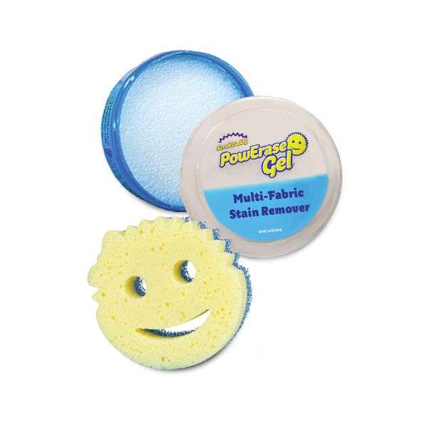 Scrub Daddy Powerase Gel Fabric Stain Remover - Multipurpose Upholstery Cleaner for Fabric & Leather Sofa, Furniture & Carpet Stain Remover for Old Stains, Mattress Cleaning, Incl. Scrub Mommy Sponge