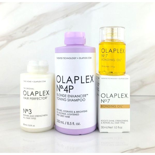 NEW OLAPLEX 3 Step Blonde Hair Treatment Set