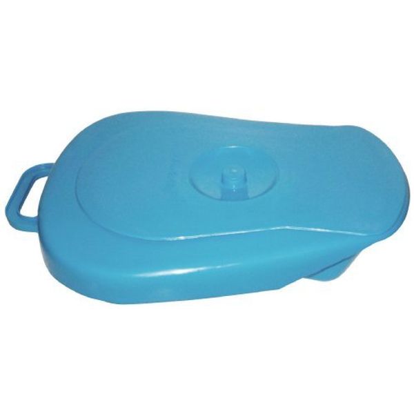 Aidapt Plastic Bedpan with Lid by Aidapt