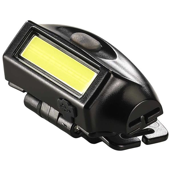 Streamlight 61702 Bandit 180-Lumen Rechargeable LED Headlamp With USB Cord, Hat Clip & Elastic Headlamp, White LED, Black