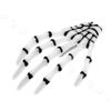 New Pair of Creative Zombie Skeleton Hand Bone White Claw Clip Pin Grip Hairpin