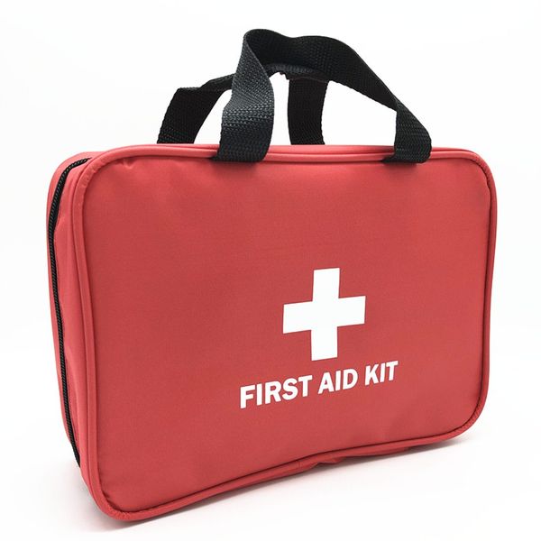 AOYATIME First Aid Kit, First Aid Set, Waterproof Separating Net, 2 Layers, Medical Pouch, Mini First Aid Kit, Portable First Aid Kit, Earthquake Disaster Preparedness Medical Bag