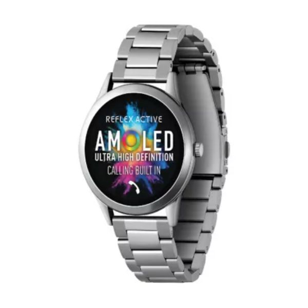 Reflex Active Series 31  Stainless Steel Bracelet Amoled Smart Calling Watch