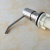 US Brushed Nickel Kitchen Liquid Soap Dispenser Bottle Single Hole Deck Mounted