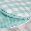 KITCHENAID Gingham Mini Oven Mitt 2-Pack Set, Mineral Water, 5.5"x8"