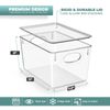 Sorbus Clear Plastic Storage Bins with Lid For Toys Storage