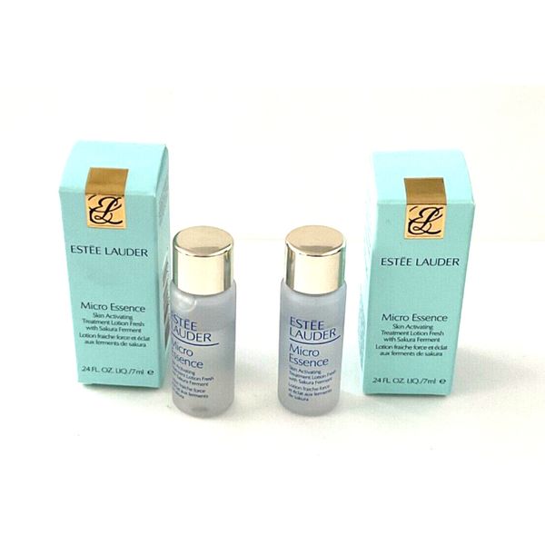 ESTEE LAUDER MICRO ESSENCE SKIN ACTIVATING LOTION .24 OZ 2 pc