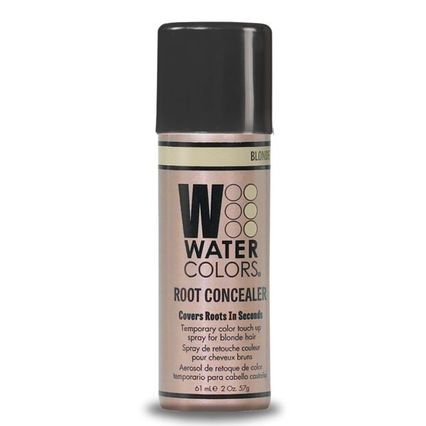 Watercolors Color Root Concealer, Temporary Hair Touch Up Spray Dye for Gray Cover Up (BLONDE)