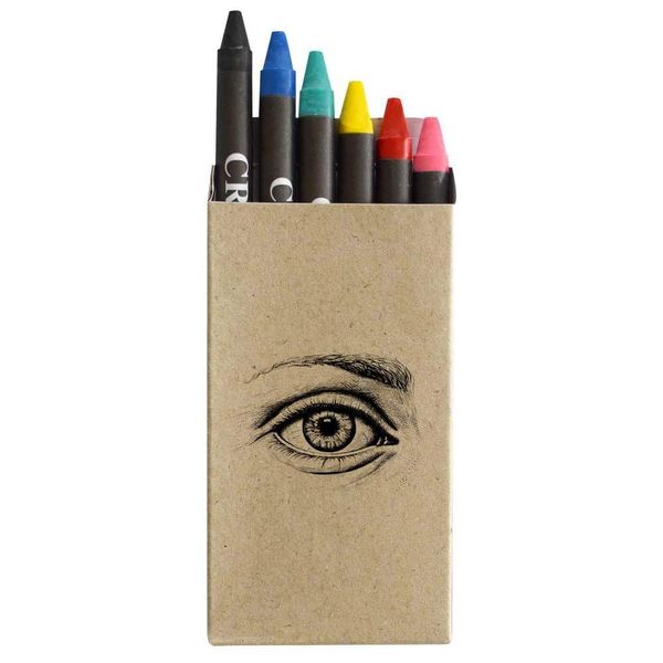 Azeeda 'Eye Sketch' Coloured Crayon Set (CY00027187)