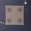 Sashiko Textile lab Flower Dish Towel Kit, Sashiko Kit