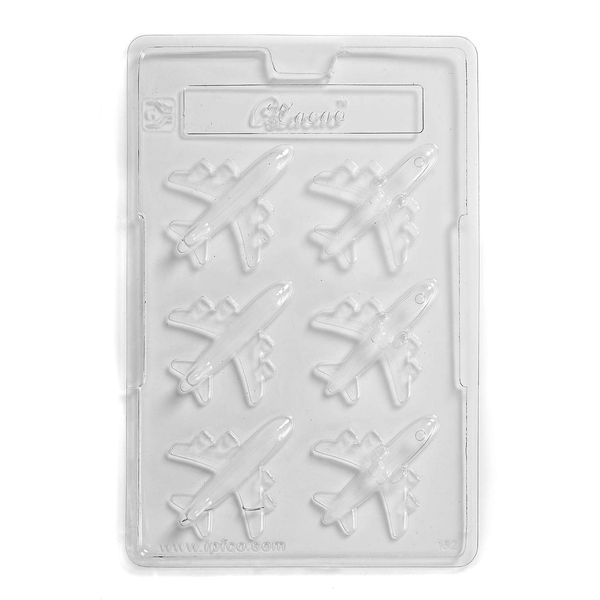 Airplane (Double) Chocolate Mould 6 Cavity