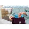 CHPL A5 Plastic Wallets with Stud Button [ 100 Pcs ] Translucent Popper Wallets for Document Storage, Filing & Organisation, Folders for Office and School [ Blue ]