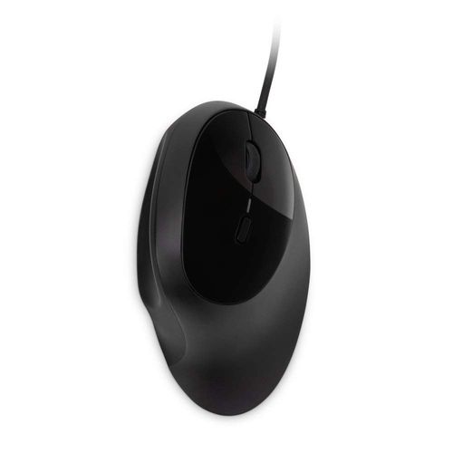 Kensington Wired Ergonomic Mouse - Pro Fit Ergo Wired Mouse For Your Home Office - Laptop/Desktop/PC/Gaming, with USB 3.0 Connection, 4 DPI Settings and 5 Buttons - Black (K75403EU)