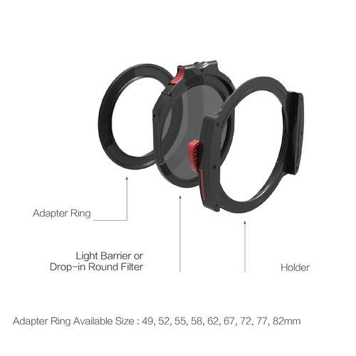 Haida M10 Filter Holder Kit for 100mm Filters with CPL & 72mm Adapter Ring HD4305