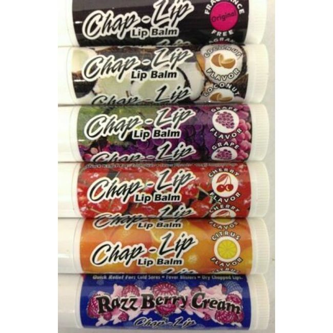 47-PACK   CHAP LIP Lip Balm Lip gloss 15 OZ (4.2G) 6 FLAVOR U.S. SELLER U.S.MADE