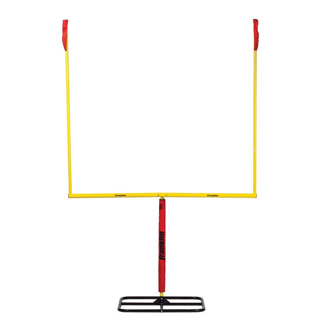 Franklin Sports Authentic Steel Football Goal Post 8.5' x 5.5' - Post for Kids - Football Goal Post Set - Kicking Field Goals - Youth Football Set - Portable Football Goal Post