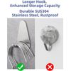 16pcs 4 boxes 4盒 Towel Hooks, Adhesive Hooks for Hanging Towel Robe Coat
