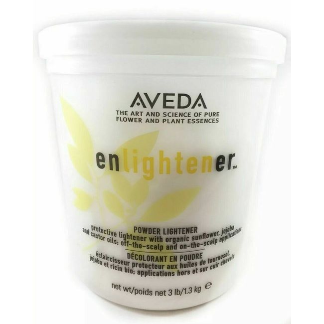 AVEDA Powder Lightener ENLIGHTENER 1.3 Kg 3lb Protect Blonde Bleach, New!