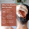 Scrub-dub™ - Premium Antimicrobial Scalp and Body Scrubber | Face Exfoliator and Scalp Scrubber for Dandruff | Loofah and Exfoliating Washcloth Replacement | Made in The USA | Sedona Red