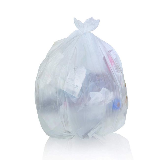 55-60 Gallon Contractor Trash Bags, Heavy Duty 3 Mil Contractor Garbage Bags  50 Bags w/Ties Contractor Trash Bags 55-60 Gallon Heavy Duty - Lawn and Leaf  Bags - Extra Large Trash Bags