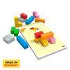 HABA Logic! Games: Happy Worms - Solo Brain Teaser Puzzling Game