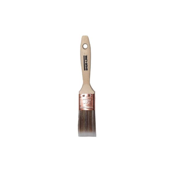 SHUR-LINE 70001FV15 Paint Brush,1 1/2 in,Flat Sash,PET/Nylon 52JC06