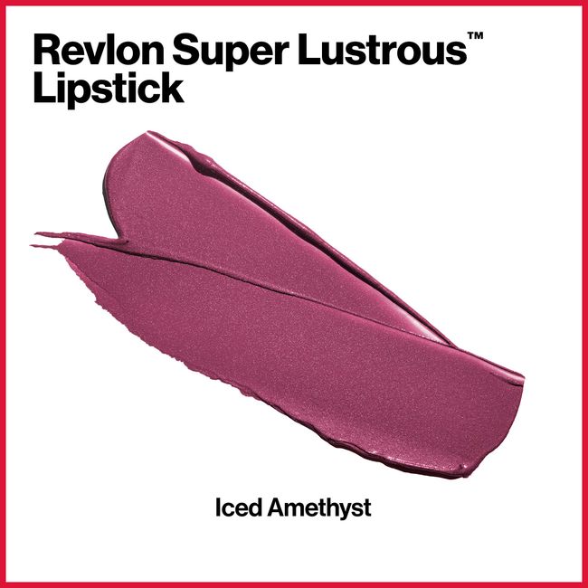 Revlon Lipstick, Super Lustrous Lipstick, High Impact Lipcolor with  Moisturizing Creamy Formula, Infused with Vitamin E and Avocado Oil, 725  Love that