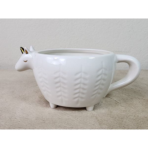 Opalhouse Unicorn Coffee Mug Tea Cup Stoneware Home Deco White Collectible