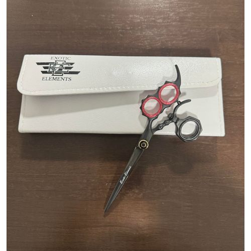 All-Purpose Salon Shears -Sharp Blades for Effortless Haircuts Suitable for All Hair Types Multipurpose Shears - Color Black
