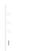 Filofax Personal White plain notepaper, 95x171mm ref:132405