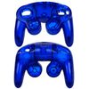 Ceozon Replacement Housing Faceplate Repair Accessory Kit Compatible with Gamecube Controller + Buttons (Blue)