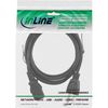 InLine 16653V Netzkabel, Netzstecker USA auf Kaltgerätestecker C13, 3m