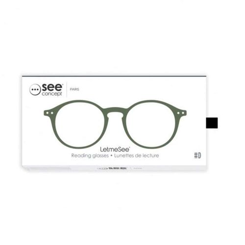 Izipiji Reading Glass +1.5#D-KHAKI GREEN