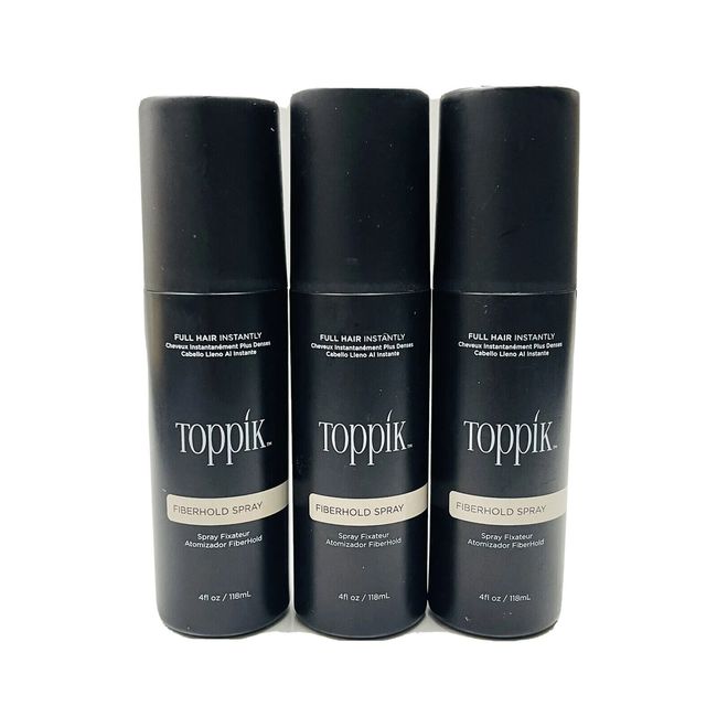 3 toppik fiberhold 4oz spray scuffed bottles