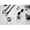 New 16-PC Complete Tailgate Hardware Kit w/Chrome Handle Hinges Latch Cables etc