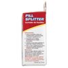 Acu-Life Pill Cutter and Splitter, Cuts Pills, Vitamins, Tablets, Stainless Steel Blade, Includes Storage Container, Color may vary